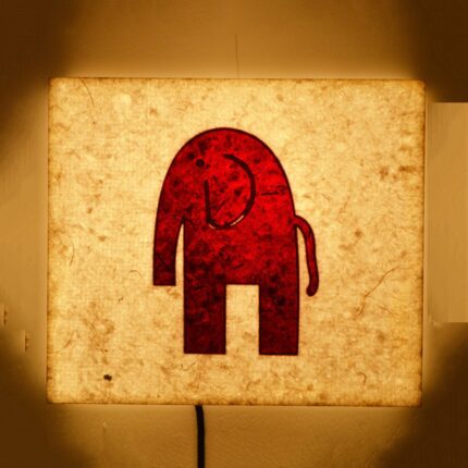 Craftter Elephant Square Wall Lamp